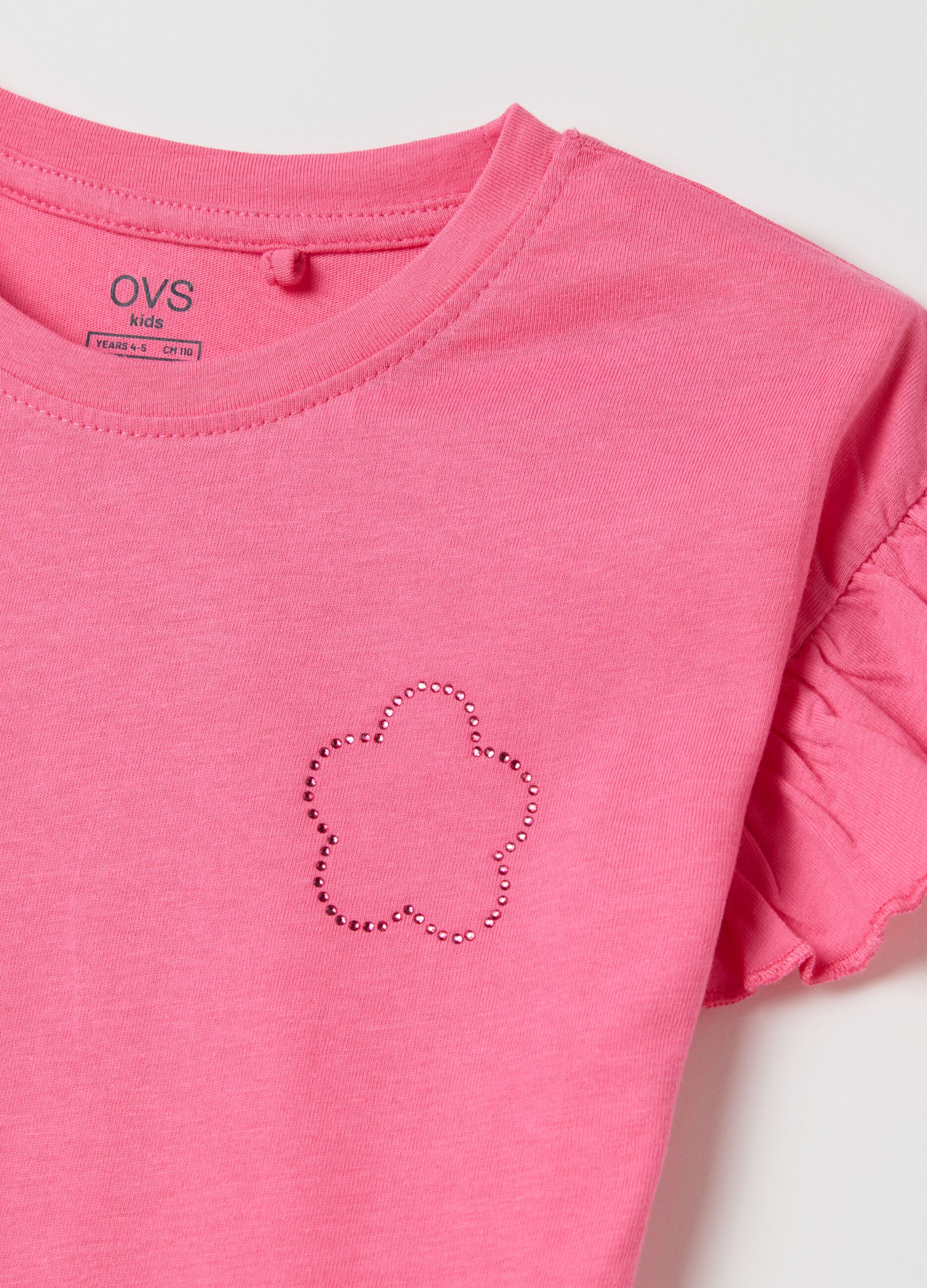 Pink jogging set in cotton