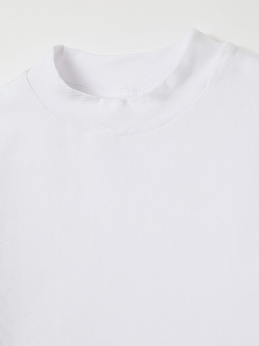 Mockneck T-shirt White_6