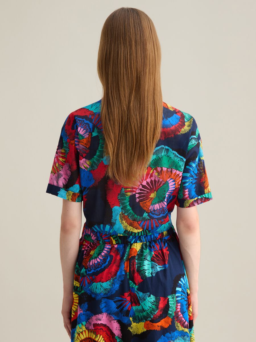 Women's multicolour pure cotton regular fit shirt_3