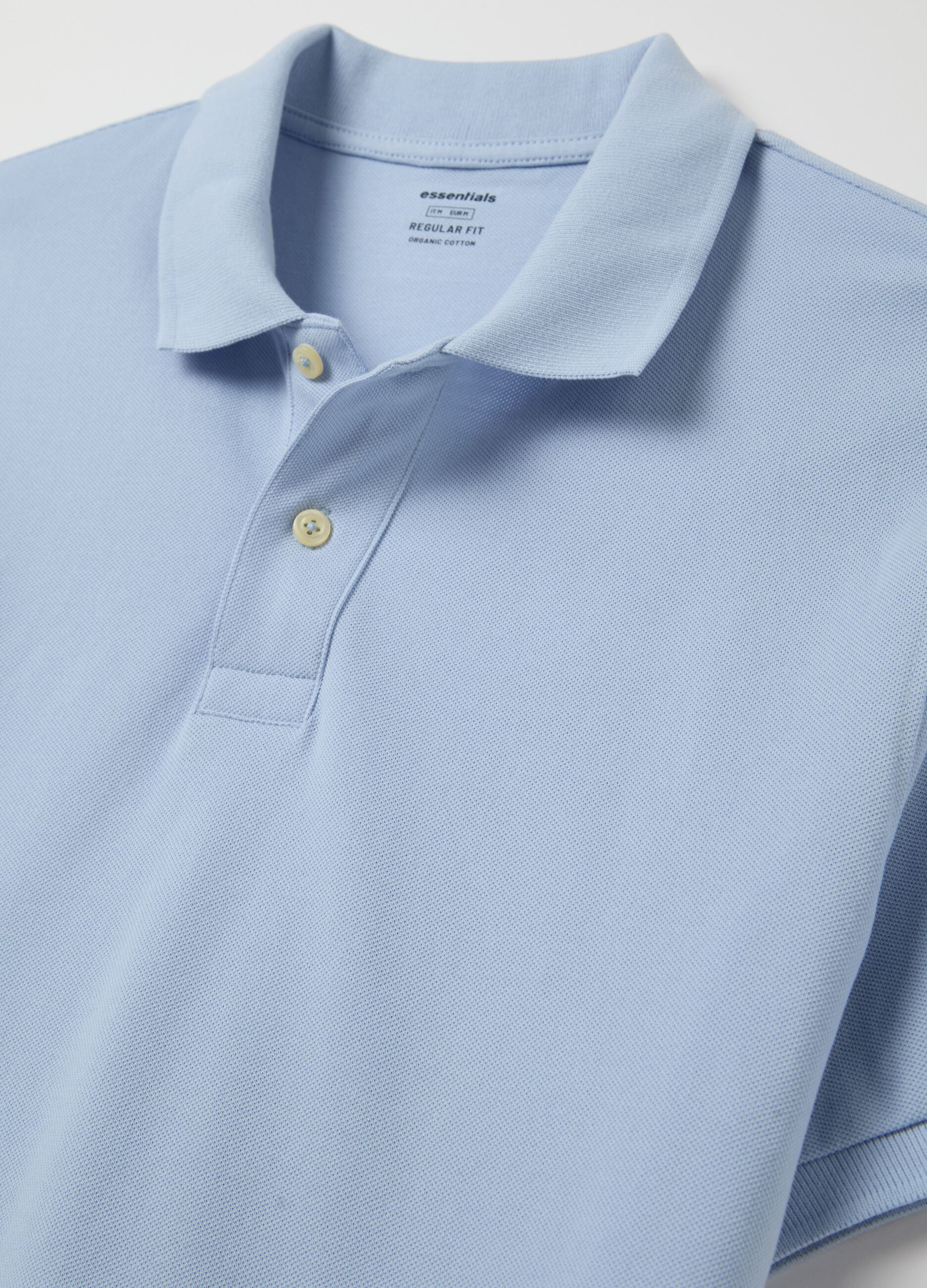 Organic cotton regular-fit polo shirt