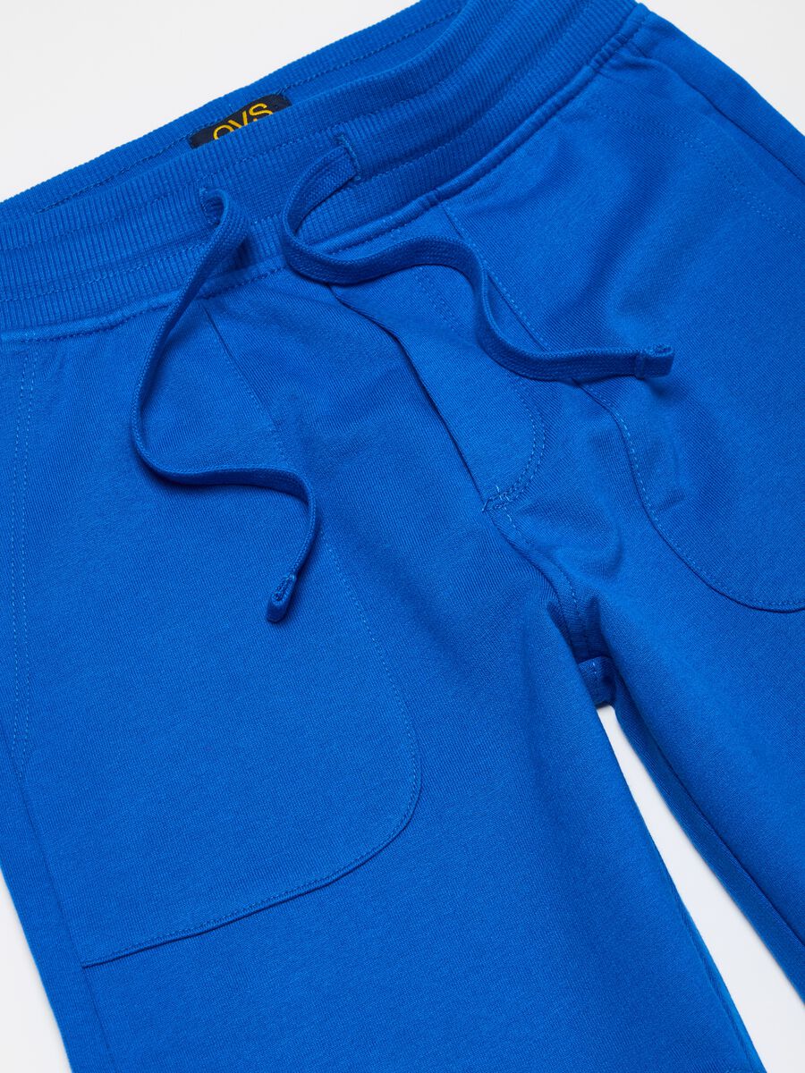 French Terry Bermuda shorts with drawstring_2