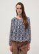 Multicoloured patterned blouse with long sleeves, regular fit_2