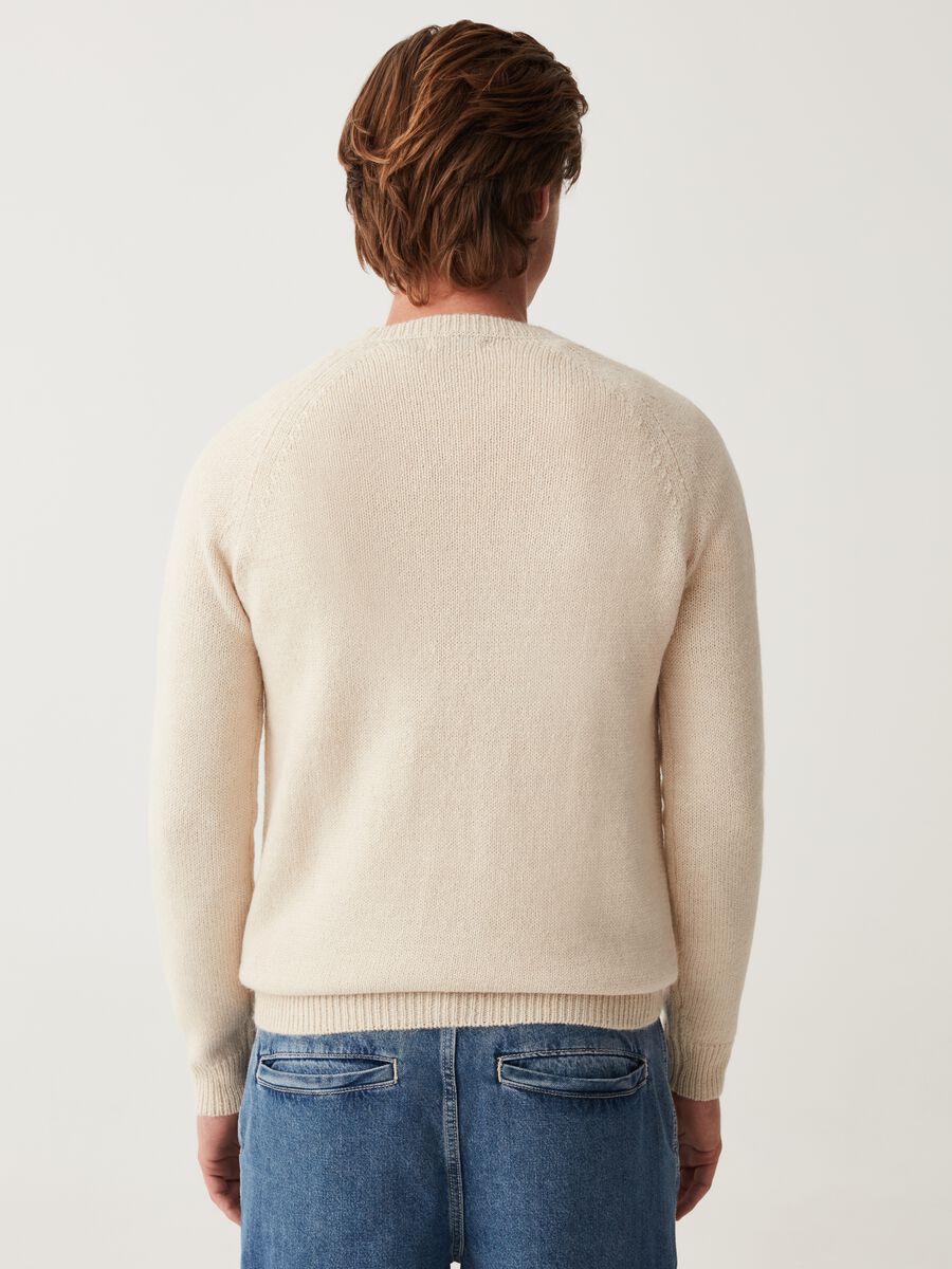 Pullover girocollo con maniche raglan_2