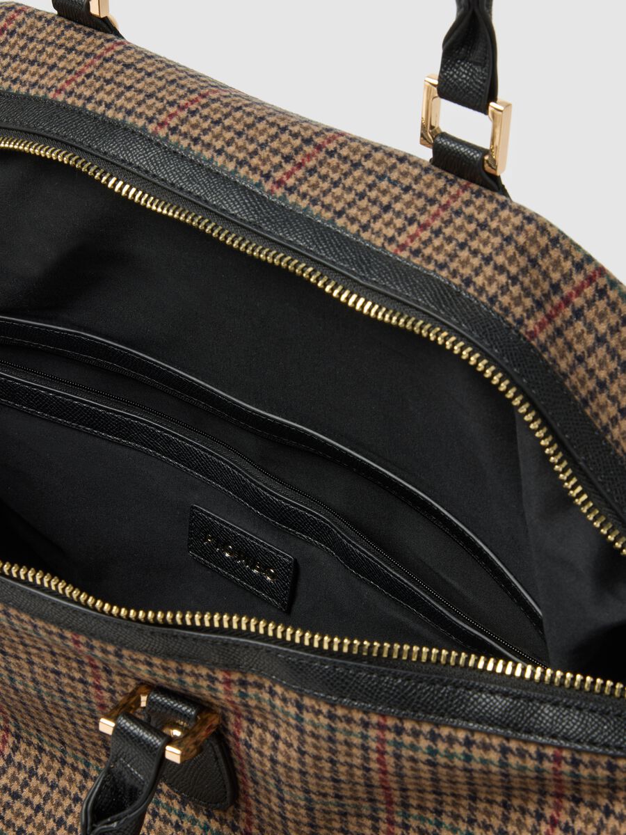 Brown Wool Blend Shoulder Bag_3