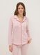 Multicolour striped pyjamas in pure cotton regular fit with V-neck_1