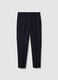 Stylish Blue Regular Fit Cargo Trousers_4