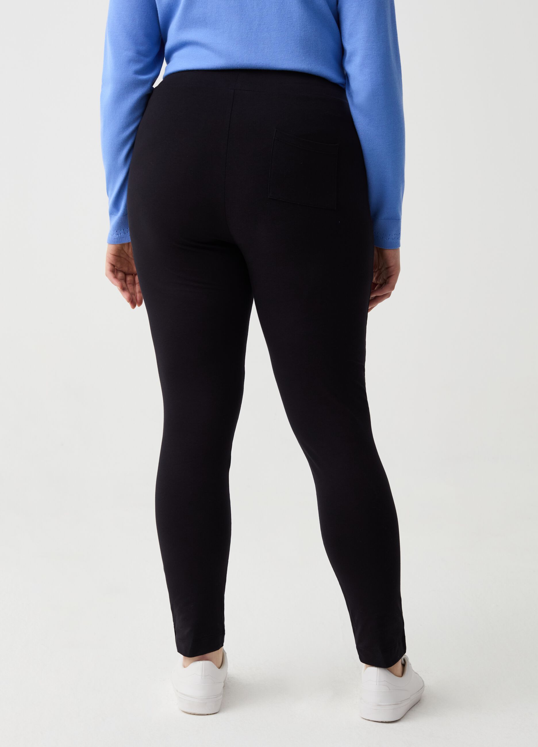 Curvy leggings with splits