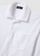 White cotton-blend polo shirt_5