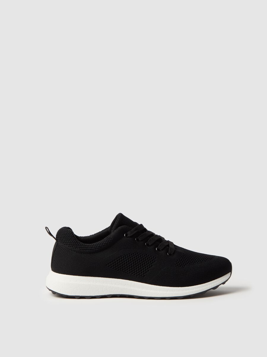 Openwork sneakers with laces_0
