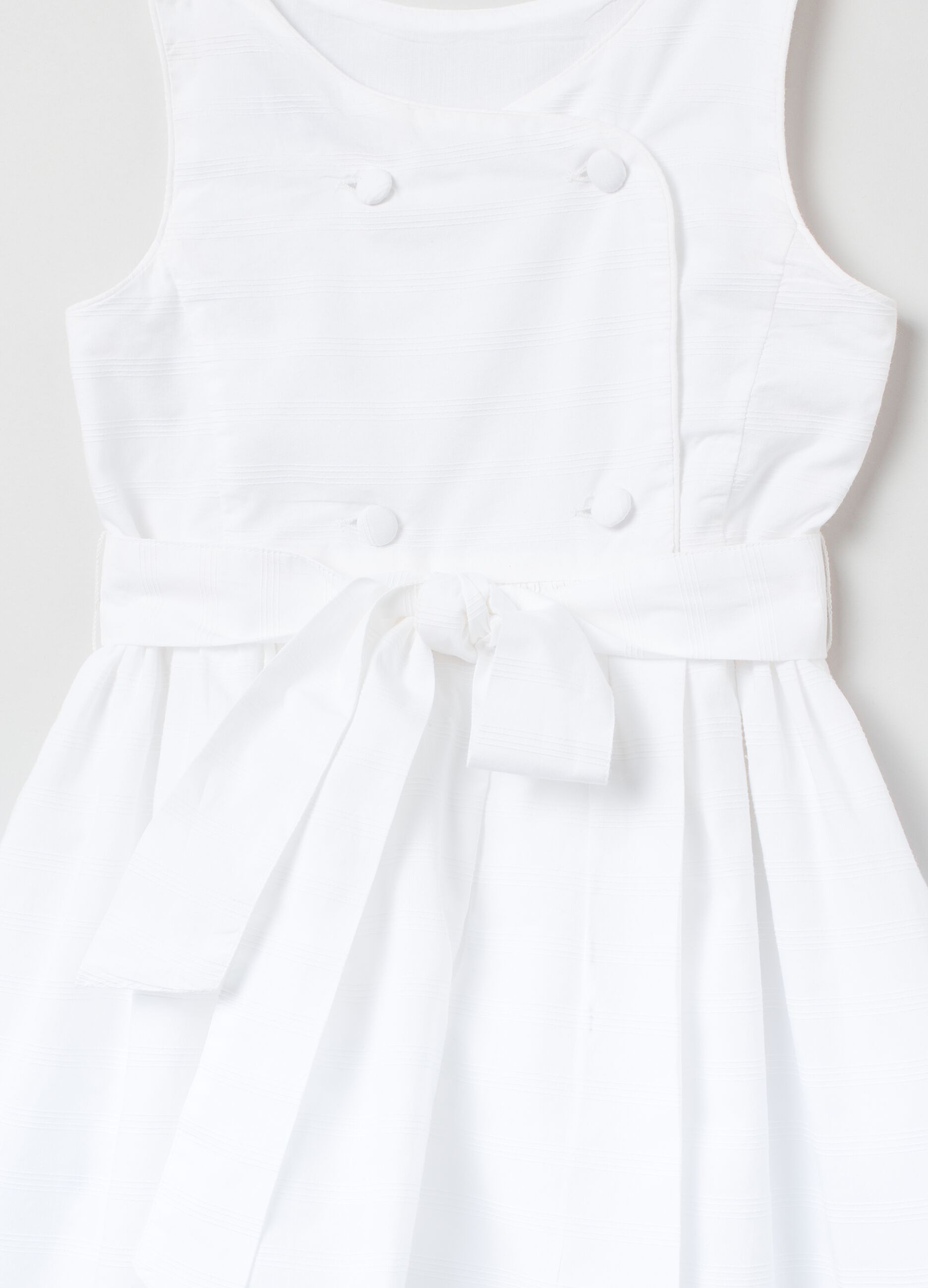 Vestito smanicato in cotone_2