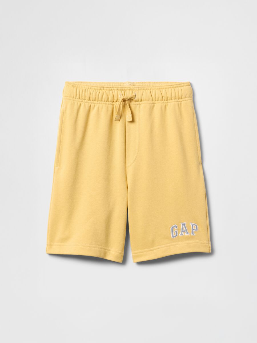 Yellow GAP Kids Cotton Blend Shorts_4