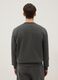 Grey Cotton Blend Crew Neck Sweatshirt Regular Fit_2