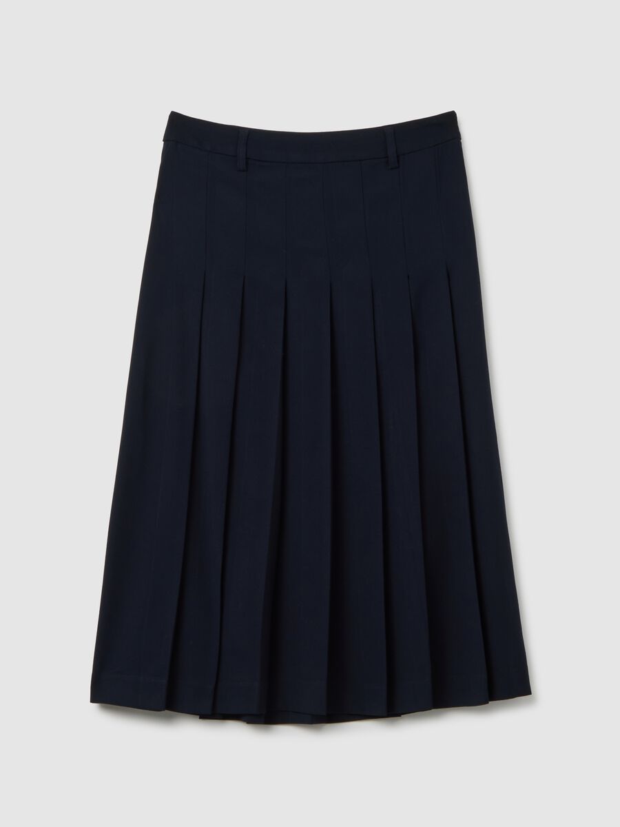 Elasticated Blue Skirt_4