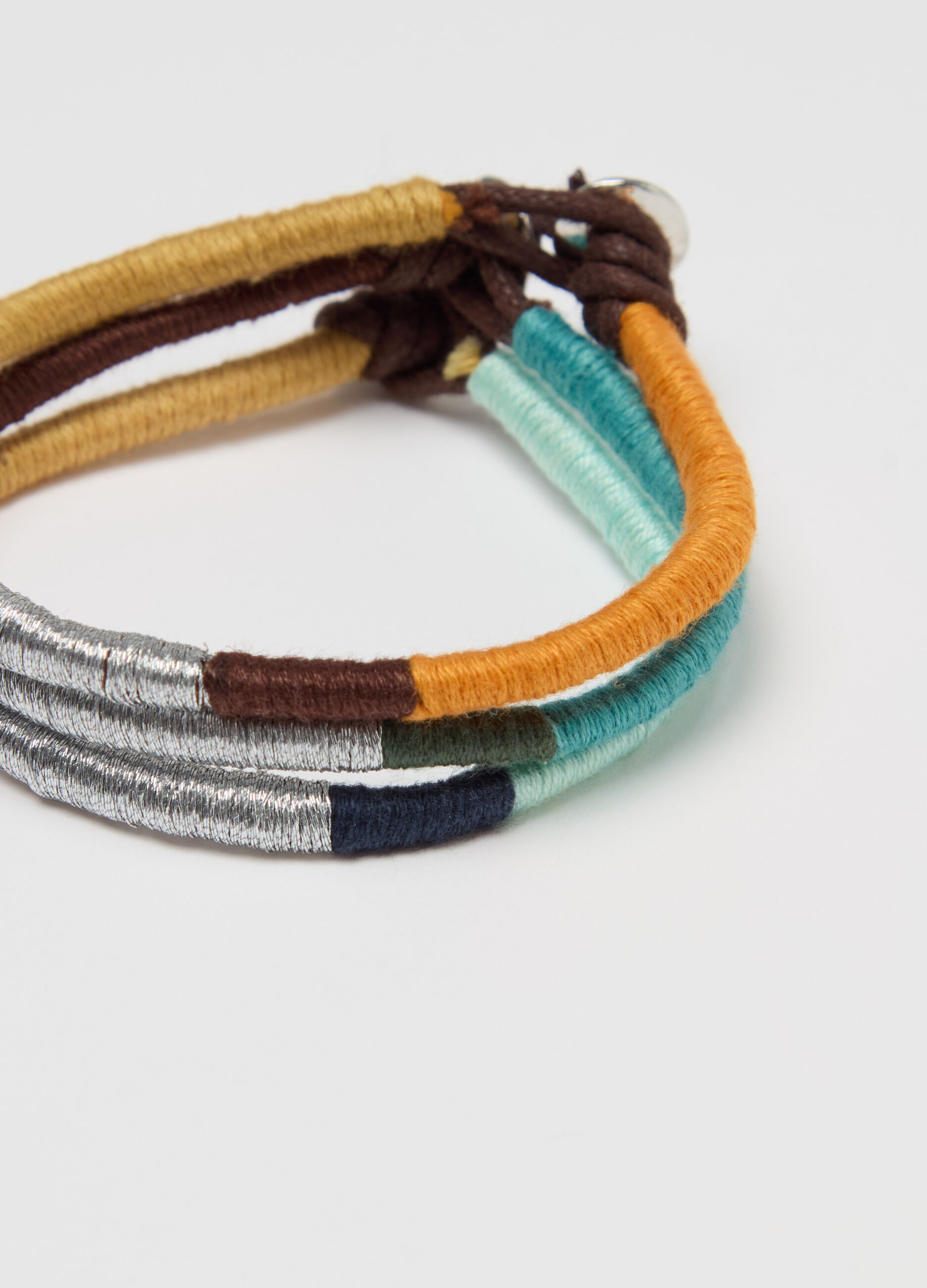 Tripack bracciali colorblock