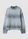 Blue wool-blend crew-neck jumper_0