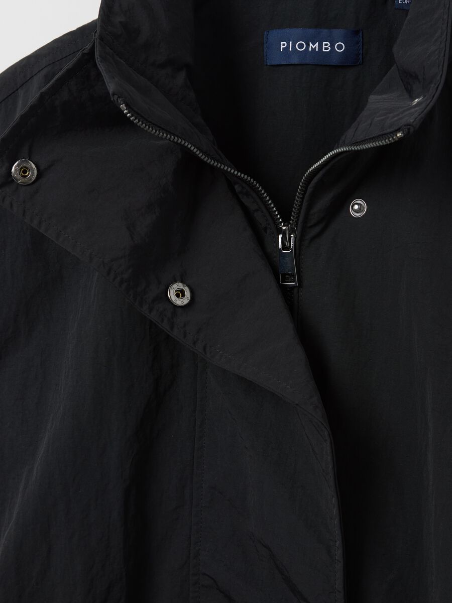 Long trench coat with zip and buttons_5