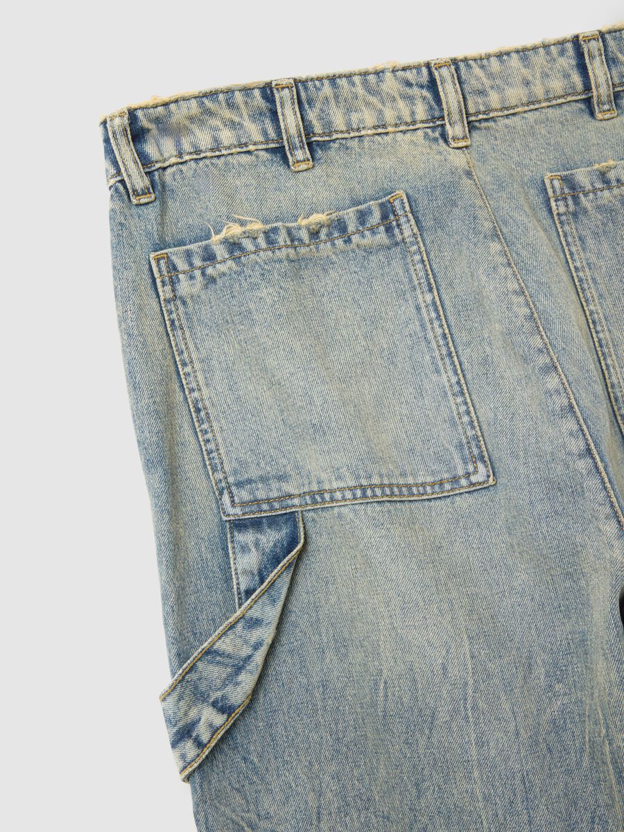 Cargo Denim Washed Light Blue & Tea_7
