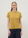 Yellow short-sleeve stretch viscose T-shirt_2