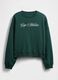 Women's Green Sweatshirt with Print_3