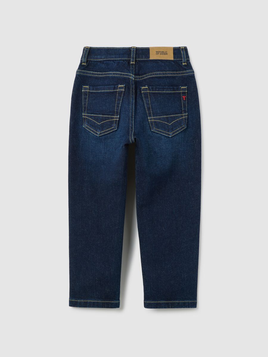 Children's loose fit denim jeans_1