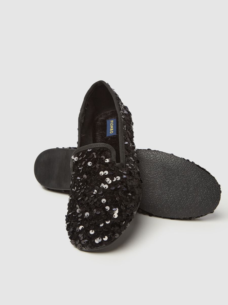 Slipper shoes with sequins_2