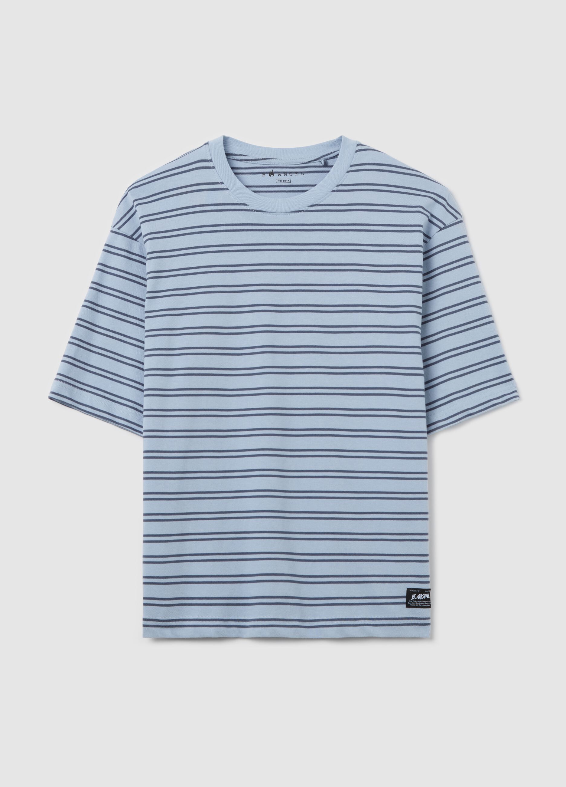 Striped cotton T-shirt