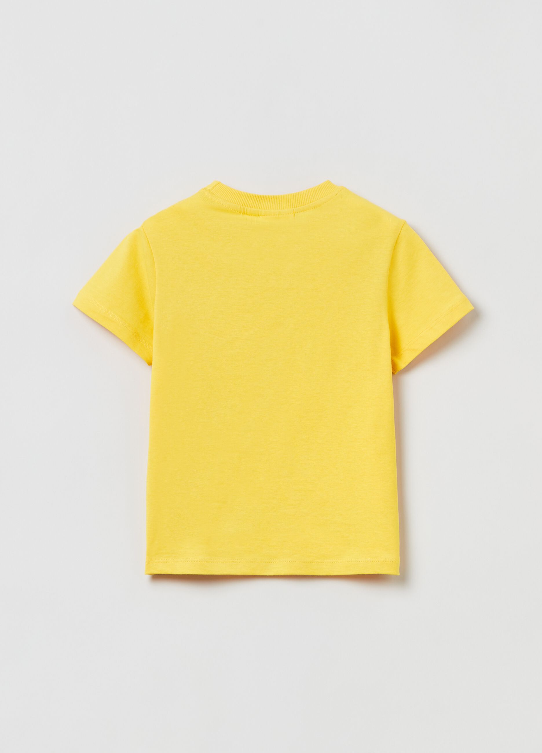 Cotton T-shirt with Super Mario print