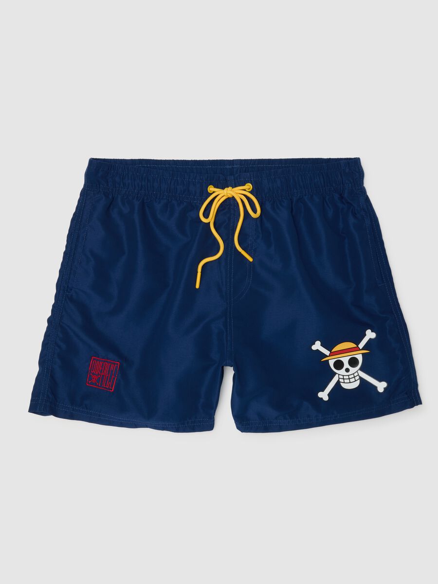 Men’s multicolour swim trunks by Everlast featuring One Piece print_0