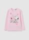 Long-sleeved T-shirt with Snoopy print_0