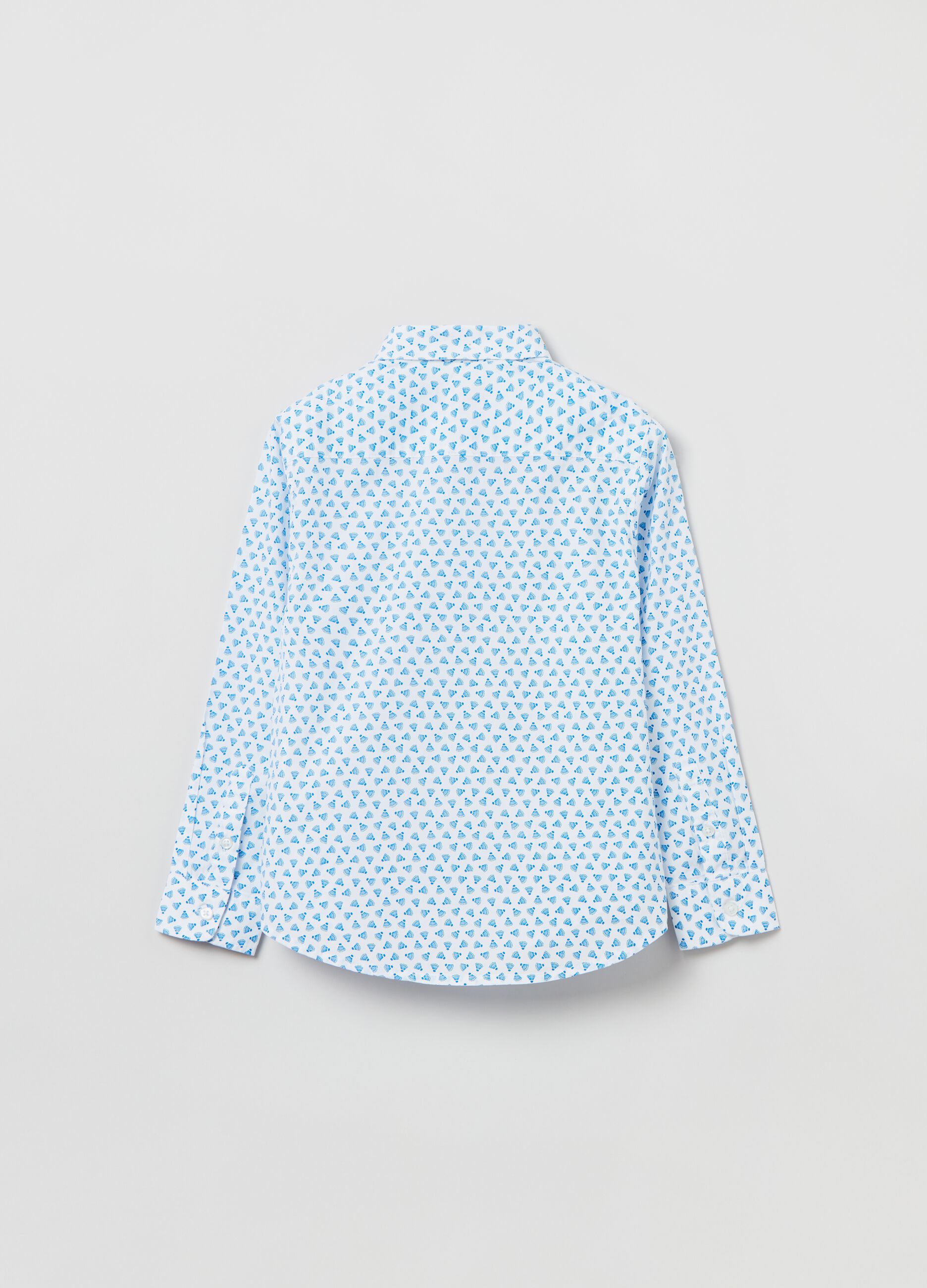 Camicia con stampa conchiglie_1
