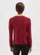 Red regular fit crew neck jumper_2