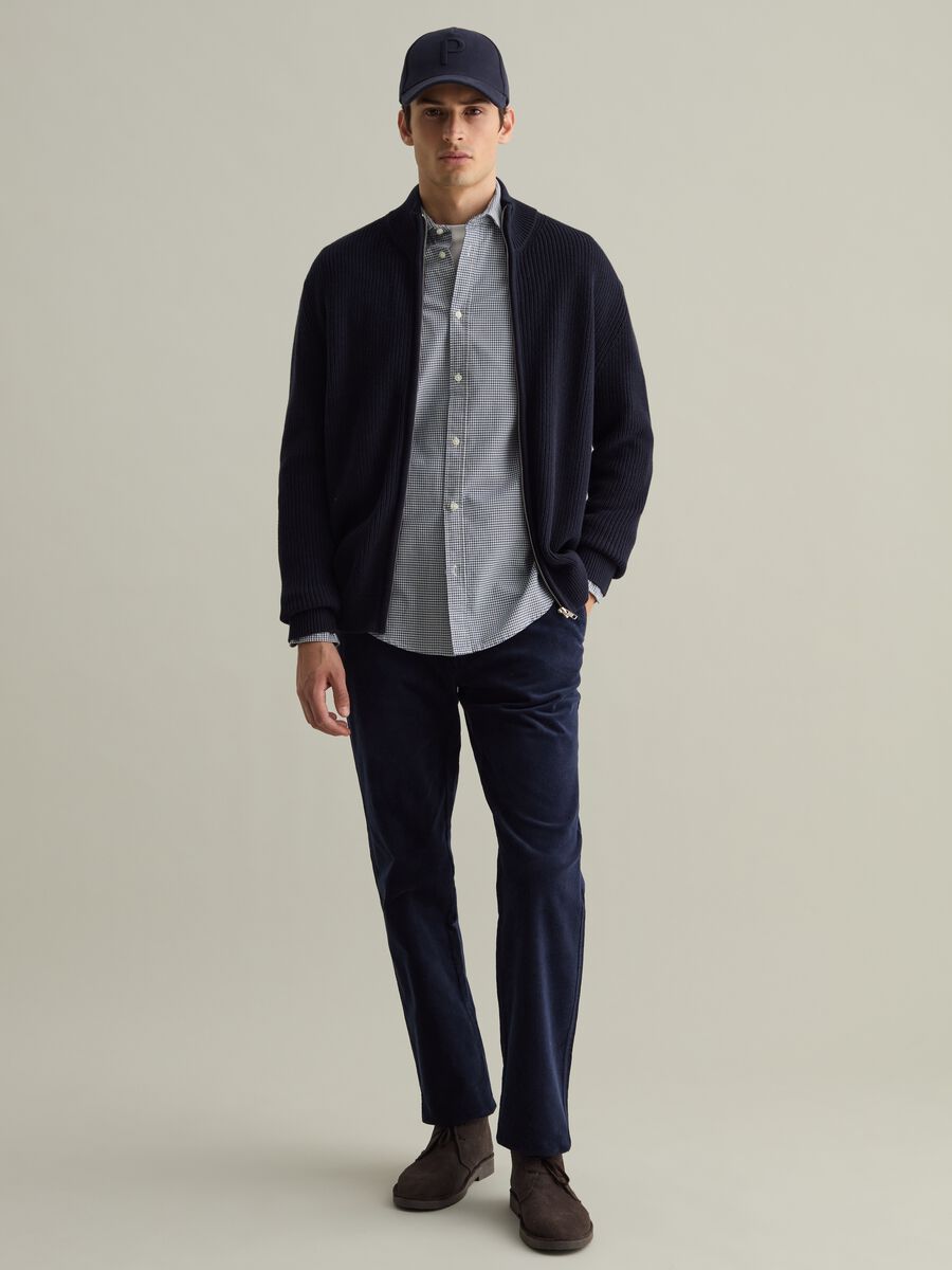 Pantalone chino in corduroy_0
