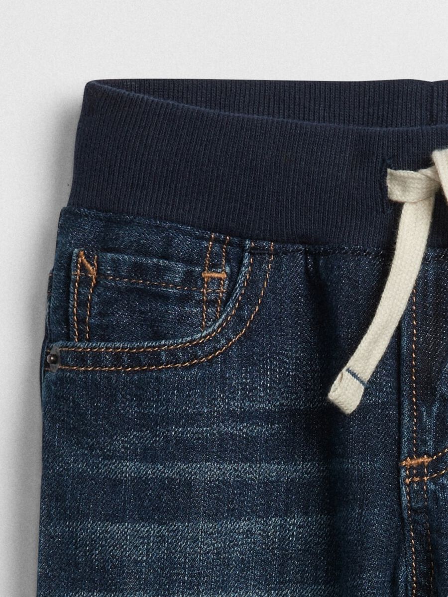 Slim fit jeans with drawstring_2