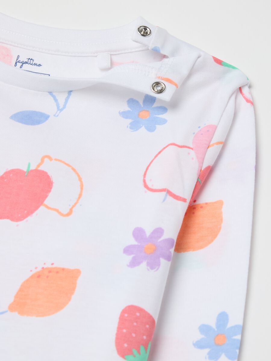 Cotton pyjamas with fruit print_2