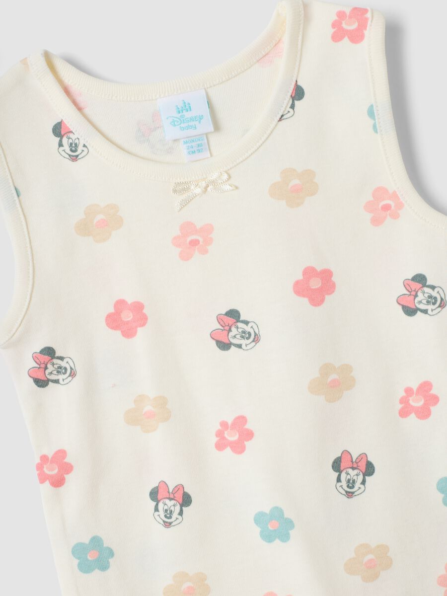 2-pack multicolour Minnie print organic cotton vests_2