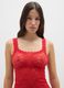 Red Lace Regular Fit Top_0