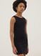 Girls&rsquo; sleeveless fitted black stretch cotton dress_2