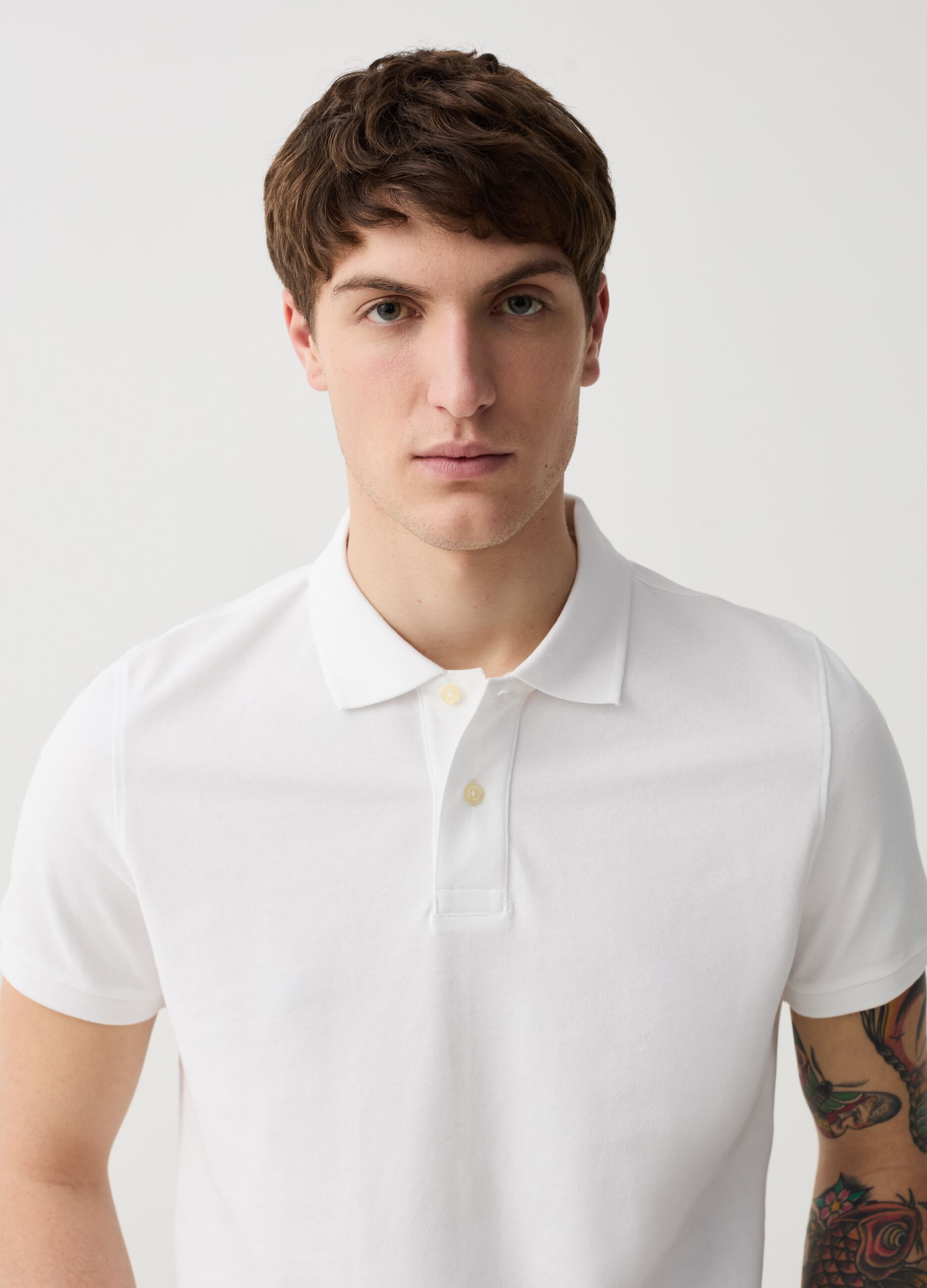 Polo in piquet di cotone bio
