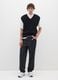 Pure Cotton Black Regular Fit Waistcoat_1