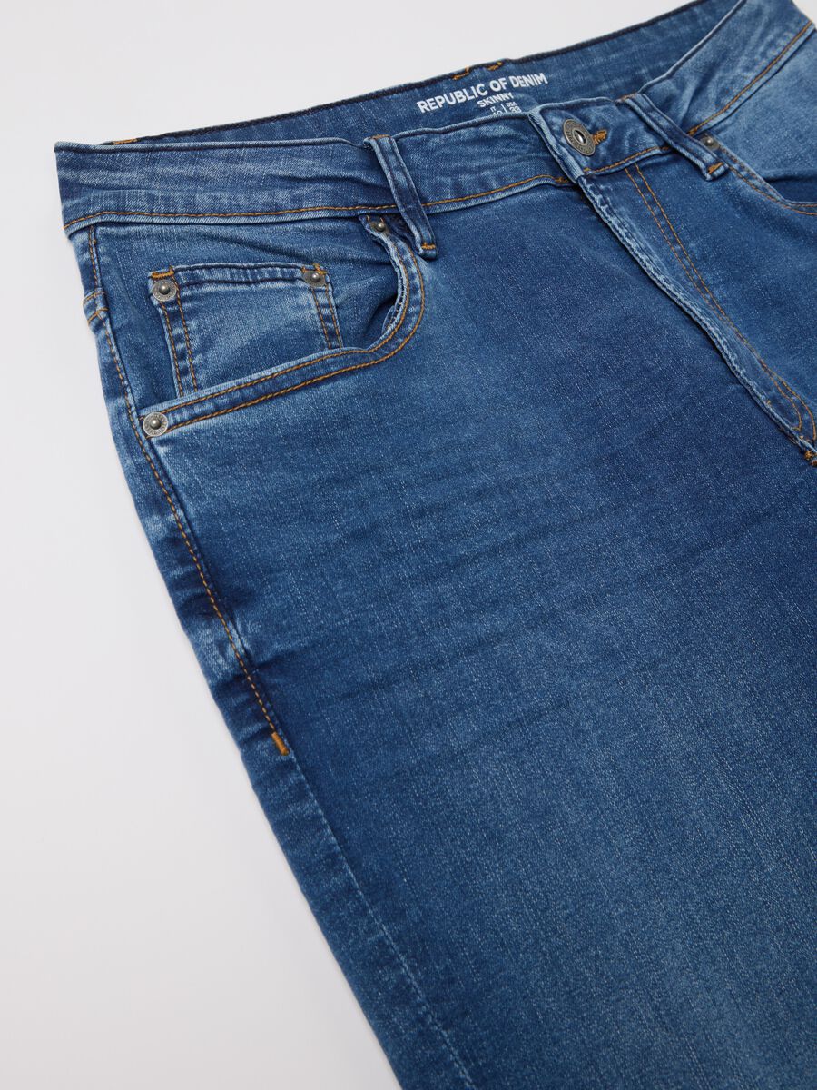 Skinny-fit jeans with acid wash_5