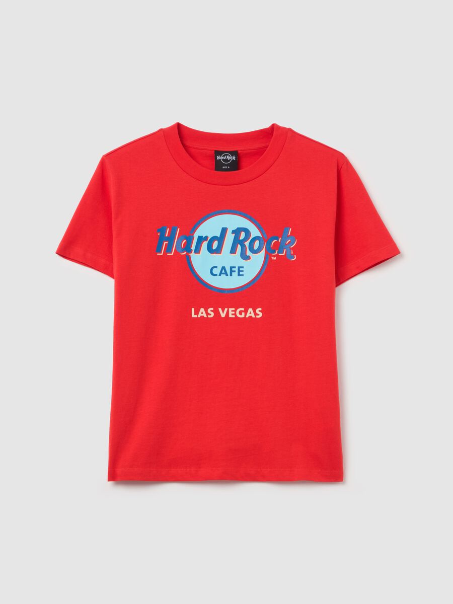 Red T-shirt with Hard Rock Café Las Vegas print_4