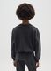 Girls' grey pure cotton sweatshirt regular fit_1