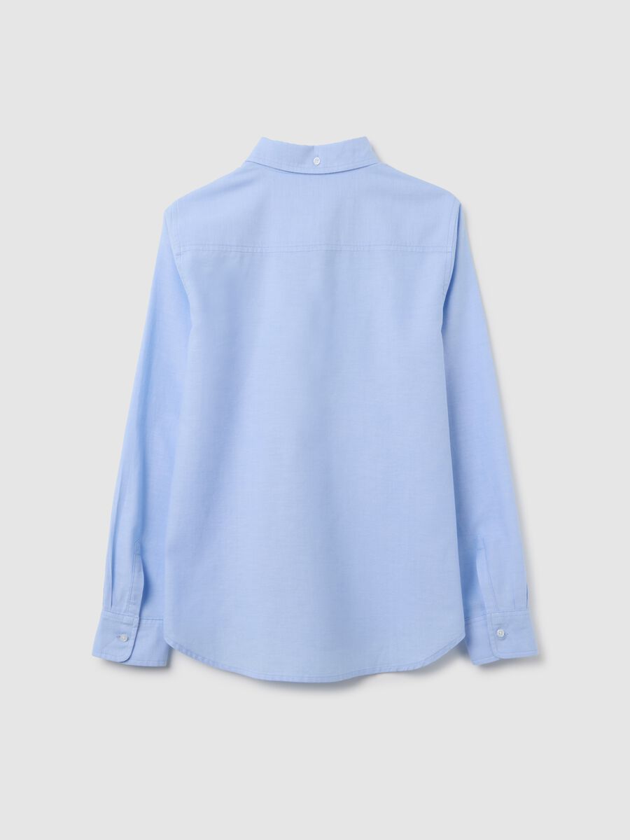 Blue Pure Cotton Shirt_1