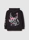 Sweatshirt with hood “Smiling World” print_4