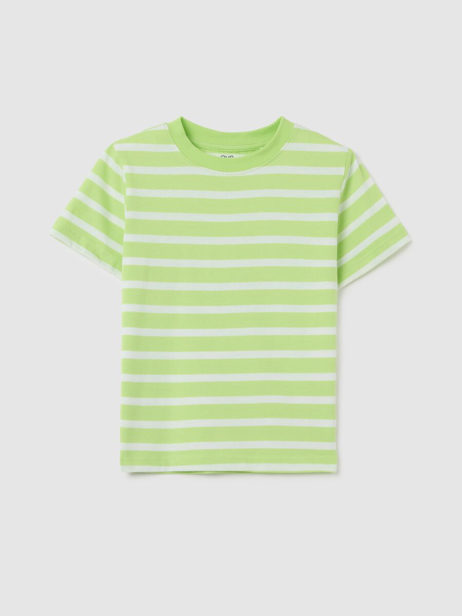 Kids' multicolor pure cotton T-shirt regular fit_0