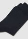 Twin-pack blue cotton blend socks_1