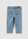 Children's denim trousers with Mickey Mouse print_1