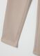 Girls' skinny beige leggings in stretch cotton_3