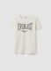 White pure cotton T-shirt with front print, regular fit for boys_0