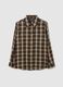 Multicolour Plaid Regular Fit Shirt_4